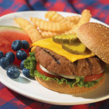All-American Turkey Cheeseburgers