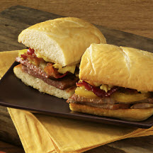 Bacon, Steak and Tomato Sandwich