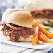 View the recipe Barbecued Beef Sandwiches. Barbecued Beef Sandwiches