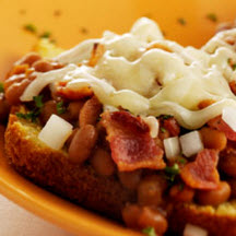 Bean-Bacon Sandwich with Brick Cheese