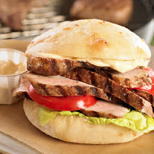 Caribbean Pork Sandwich