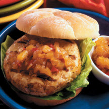 Caribbean Turkey Burgers