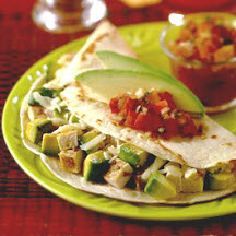 Chicken and Avocado Quesadillas