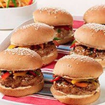 View the recipe Chinese Chicken Burgers with Rainbow Sesame Slaw. Chinese Chicken Burgers with Rainbow Sesame Slaw