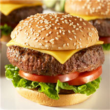 All American 'Works' Cheeseburger