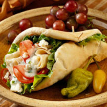 View the recipe Cucumber Chicken Pita Sandwiches. Cucumber Chicken Pita Sandwiches