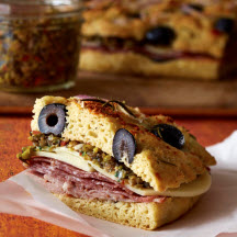 Gluten-Free Muffuletta Sandwich