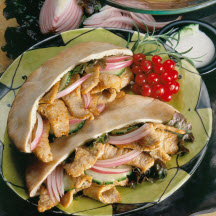 View the recipe Greek-Style Pork Pocket Sandwich. Greek-Style Pork Pocket Sandwich