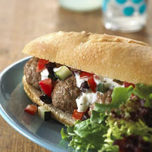 Greek Meatball Subs
