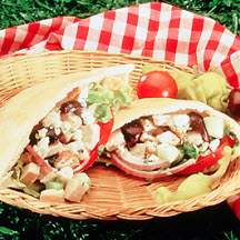 Greek Turkey Pita