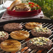 Grilled Onion Cheeseburgers
