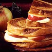 Grilled Turkey Apple Cheese Sandwich