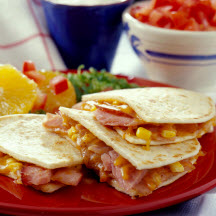Ham Quesadillas