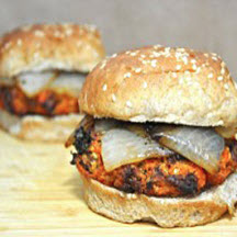View the recipe Maple Sweet Potato Pecan Burgers. Maple Sweet Potato Pecan Burgers