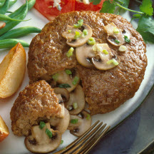 Mushroom-Stuffed Pork Burgers