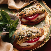 Pesto Chicken Bruschetta