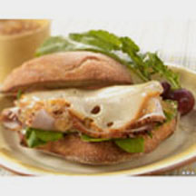 Roast Pork Loin Sandwich with Smoked Swiss Cheese