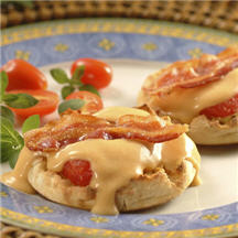 Tomato Rarebit Open Face Sandwiches