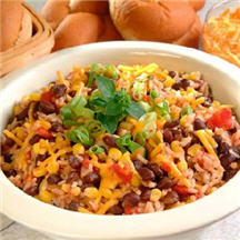 Speedy Santa Fe Black Beans and Rice