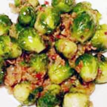 Brussels Sprouts with Bacon and Onion
