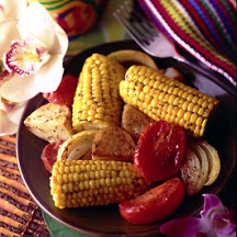 Caribbean Sweet Corn and Vegetable Bake