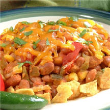 Cheesy Pinto Bean Bake