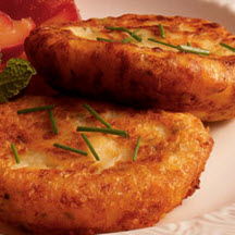 Cheesy Potato Pancakes