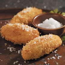 Crispy Yukon Potato Truffles with Truffle Cheese