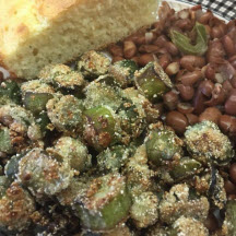 Fried Frozen Okra