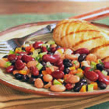 Herb Garlic Beans and Vegetables