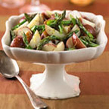 Lemony Asparagus and New Potatoes