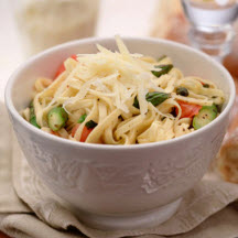 Linguine with Fresh Tomatoes and Asparagus