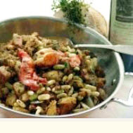 Maine Lobster and Peasant Bread Stuffing