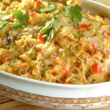 Mexican Corn Stuffing Casserole