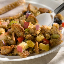 Multigrain Bread, Onion, Pecan and Golden Raisin Stuffing