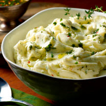 Olive Oil and Herb Mashed Potatoes