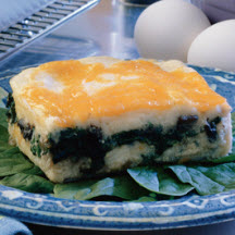 Portabella and Spinach Layered Potato Souffl&eacute;