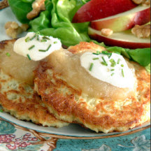 Potato Pancakes with Applesauce
