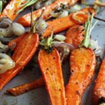 View recipe for Roast Carrots with Shallots and Thyme. Roast Carrots with Shallots and Thyme