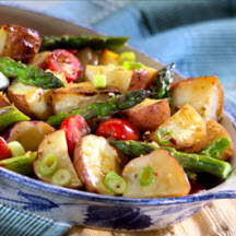 Roasted Potatoes and Asparagus