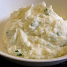 Sour Cream Smashed Potatoes