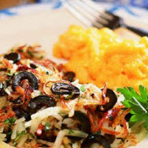 Spicy Sage and Olive Hash Browns