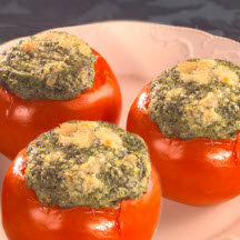 Spinach Stuffed Tomatoes