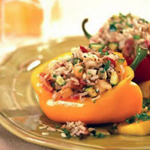 View the recipe Stuffed Peppers with Rice, Apples and Bacon. Stuffed Peppers with Rice, Apples and Bacon