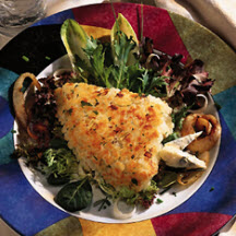 Gorgonzola Crisp Potato Pancakes