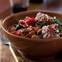 Beef, Bean and Spinach Rago&ucirc;t