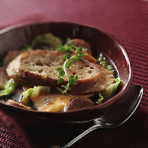 Cabbage and Cheese Soup