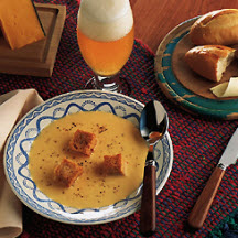 Cheddar, Swiss and Beer Soup