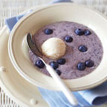 Frosted Blueberry-Banana Soup