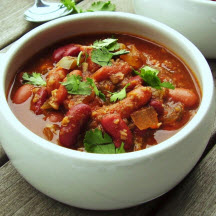 Mushroom Super Bowl Chili